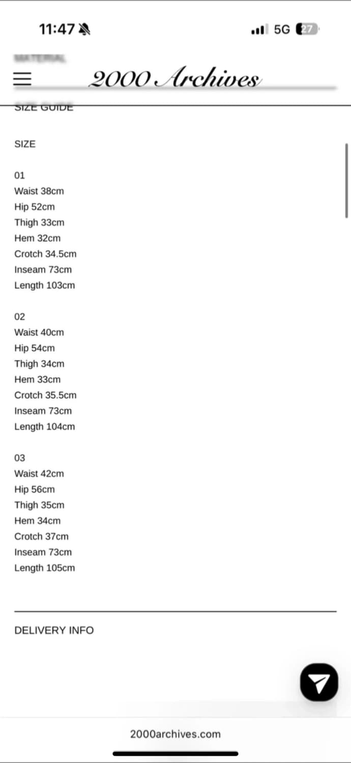 2000 archives snyder denim 1size 상품이미지3