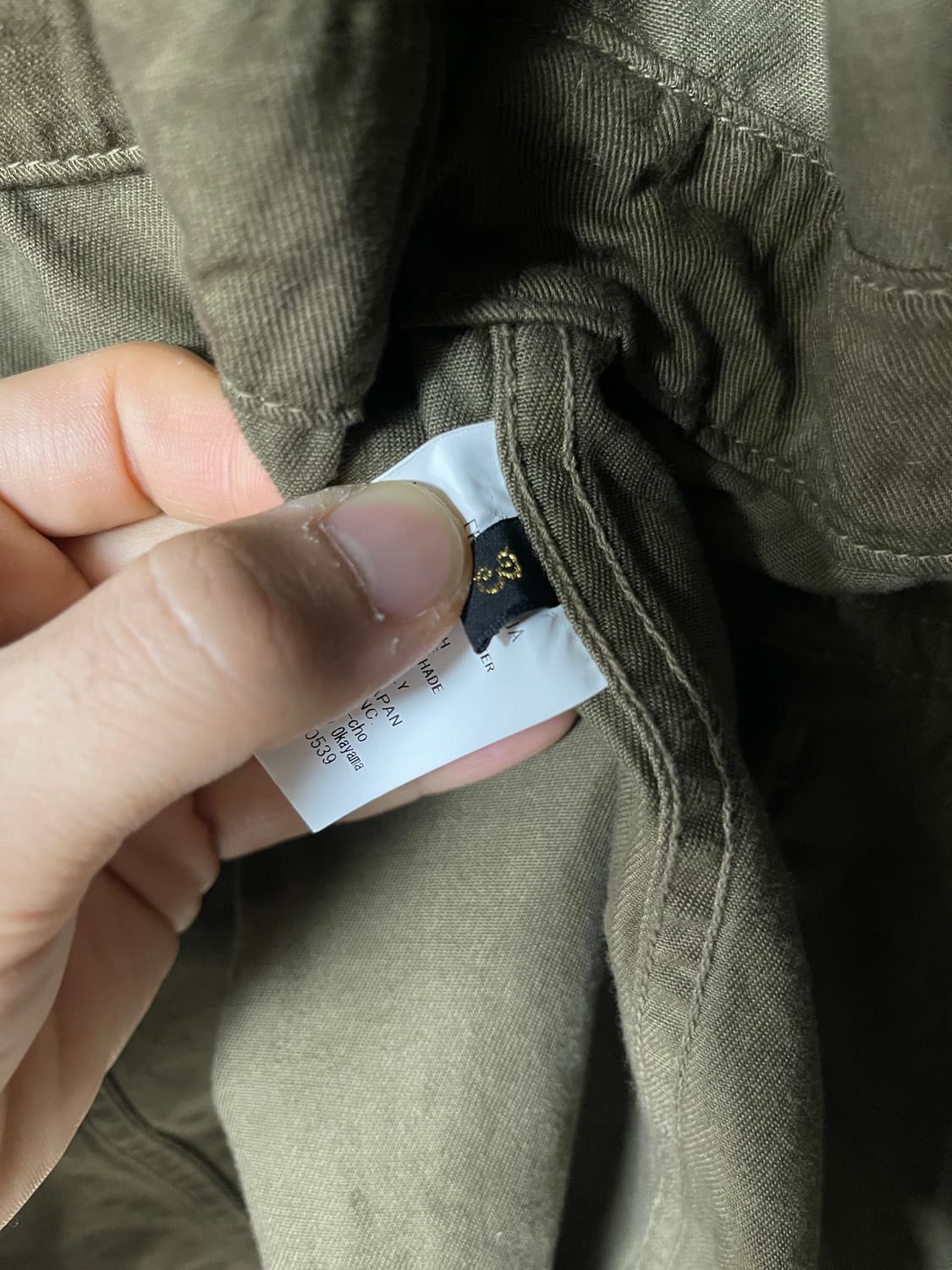 캐피탈 카츠라기 링 코트 카키 팝니다 (3사이즈) 상품이미지2