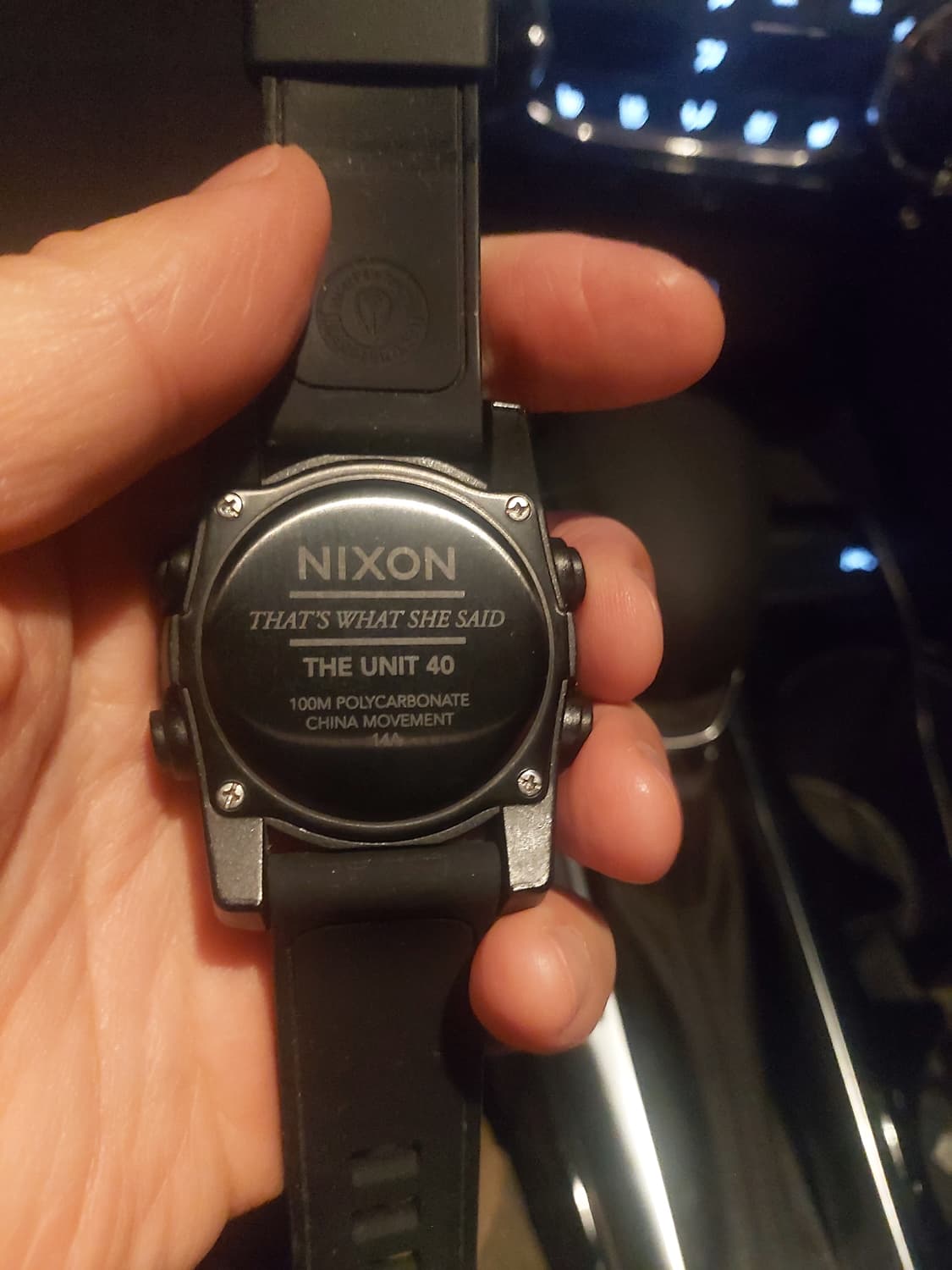 닉슨 블랙 디지털 손목시계 상품이미지6