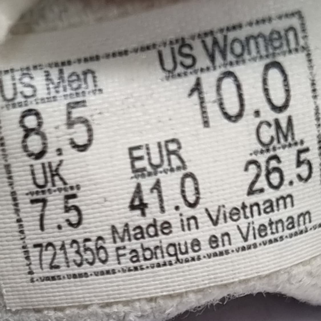 반스 체커보드 어센틱 남성 스니커즈265 상품이미지6