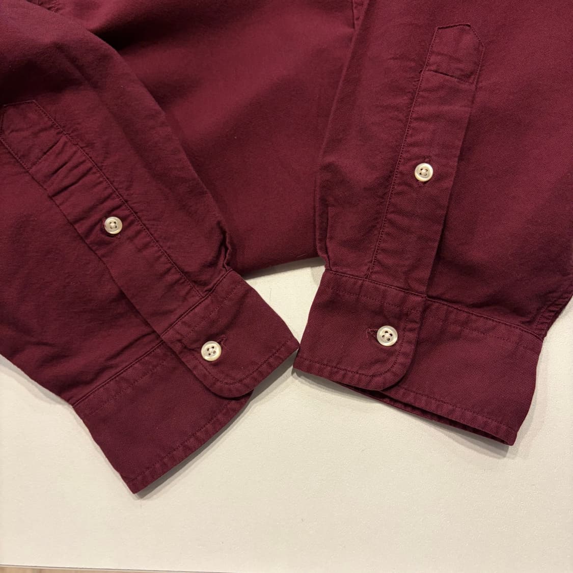 [L] 폴로 랄프로렌 클래식핏 긴팔 셔츠 버건디 D851 상품이미지6