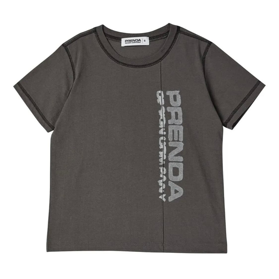 프렌다 반팔티 차콜 S사이즈 상품이미지1