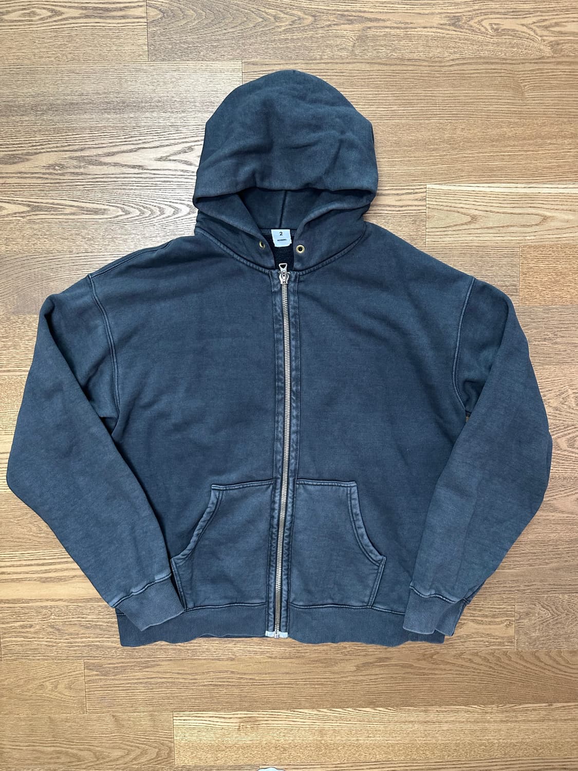 [2] 블라인드파일즈 후드집업 블랙 상품이미지1