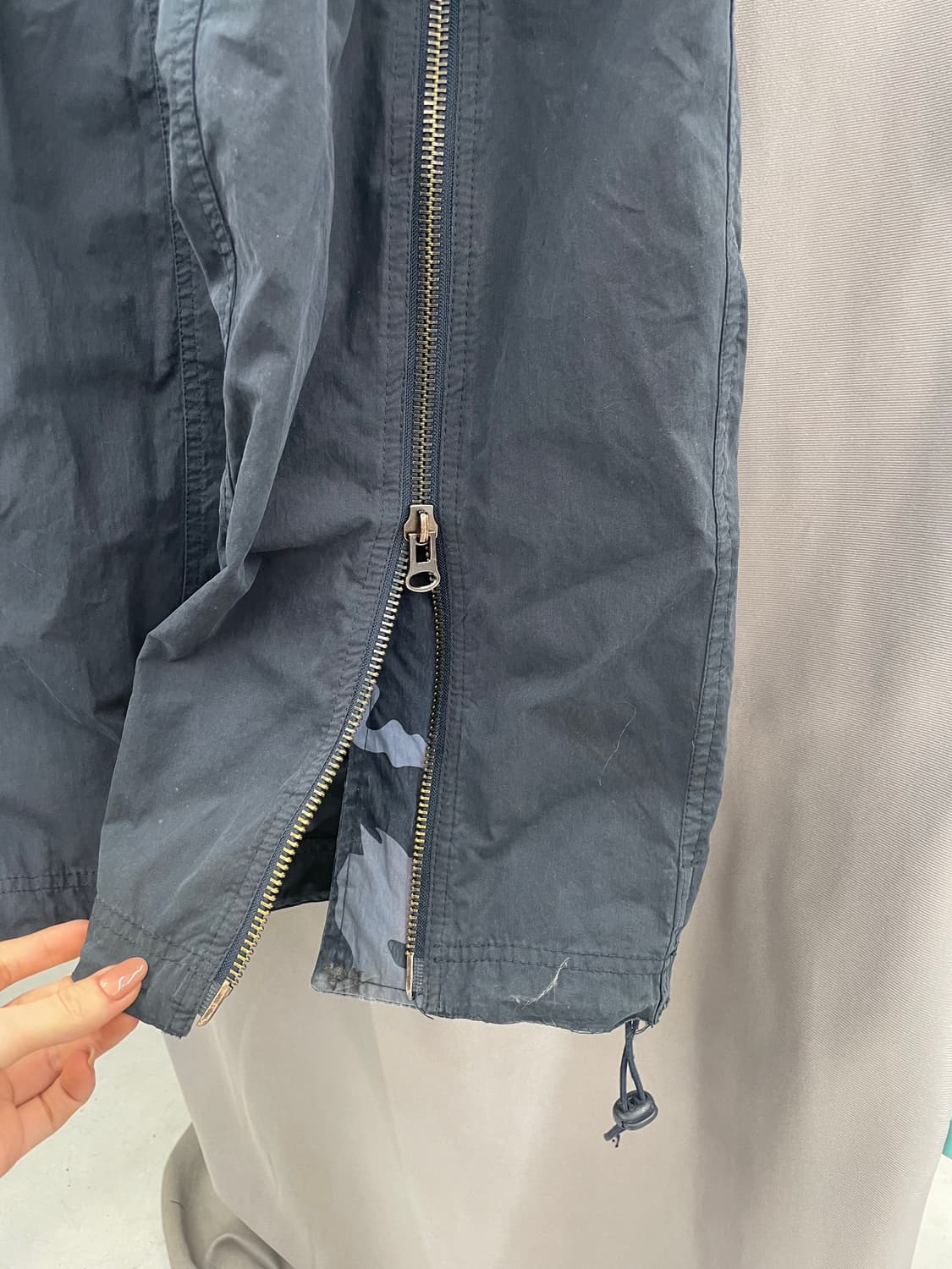 밀리터리 카모 프론트 풀지퍼 유틸리티 팬츠 상품이미지4