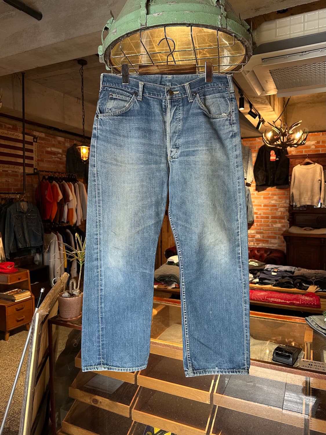 70s LEE 101B Half Selvedge Denim Pants 상품이미지1