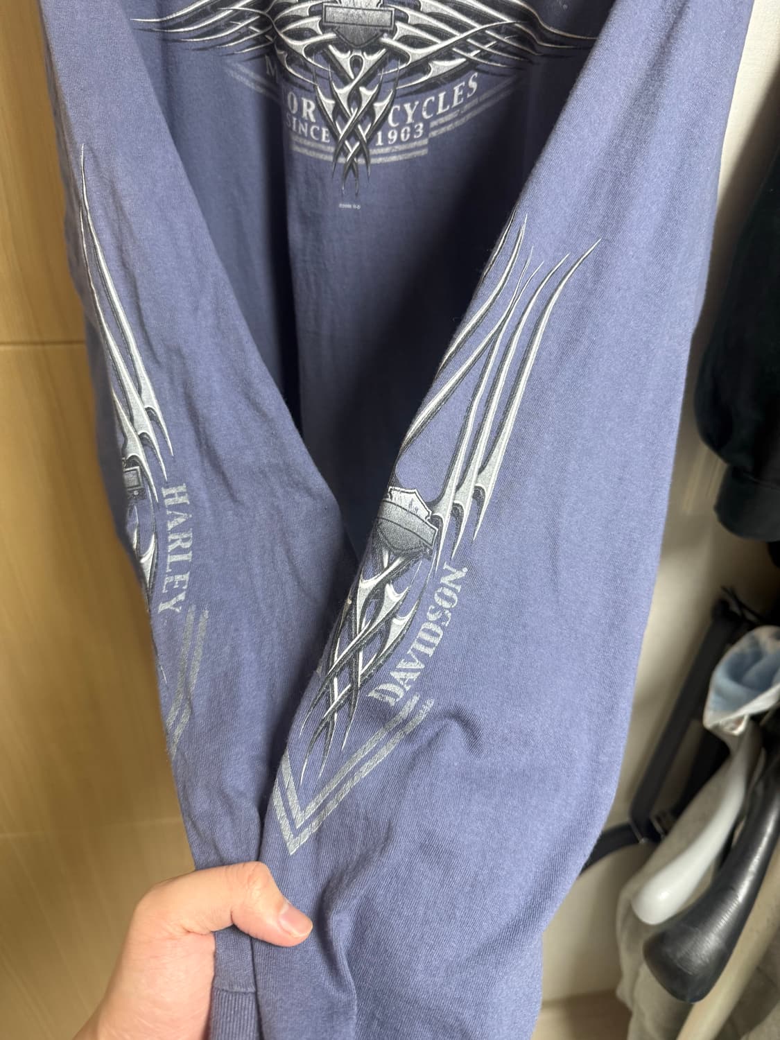 [XXL] 할리데이비슨 롱슬리브 2006 USA 상품이미지5
