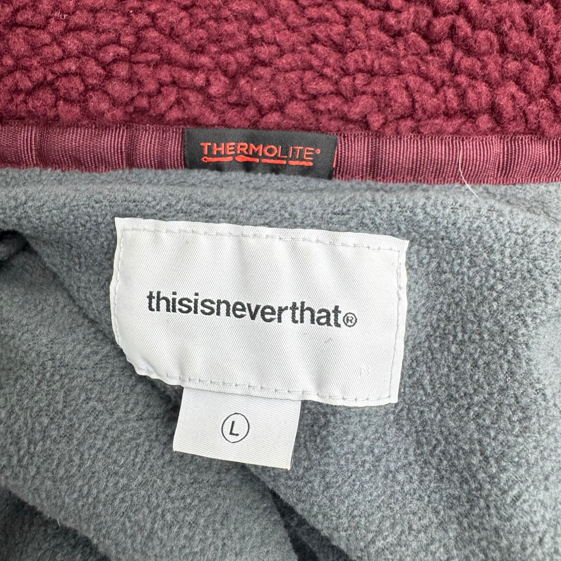 디스이즈네버댓 플리스 자켓  상품이미지5