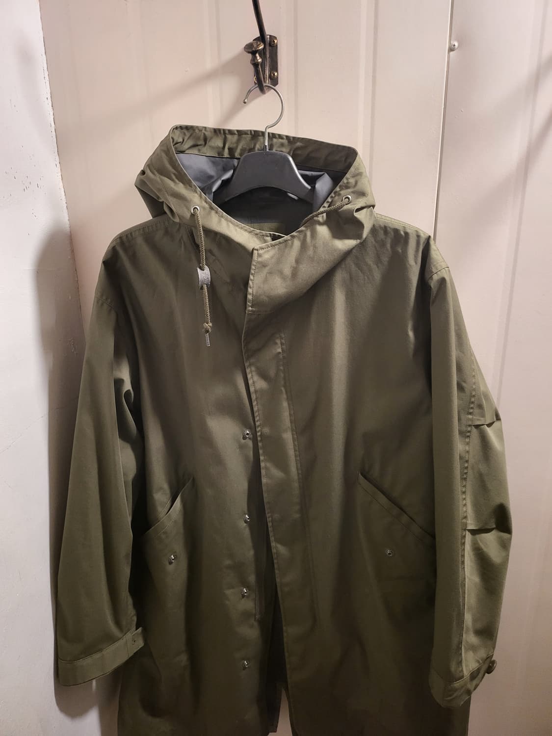 [m]유니클로 카키 야상 코트 상품이미지2