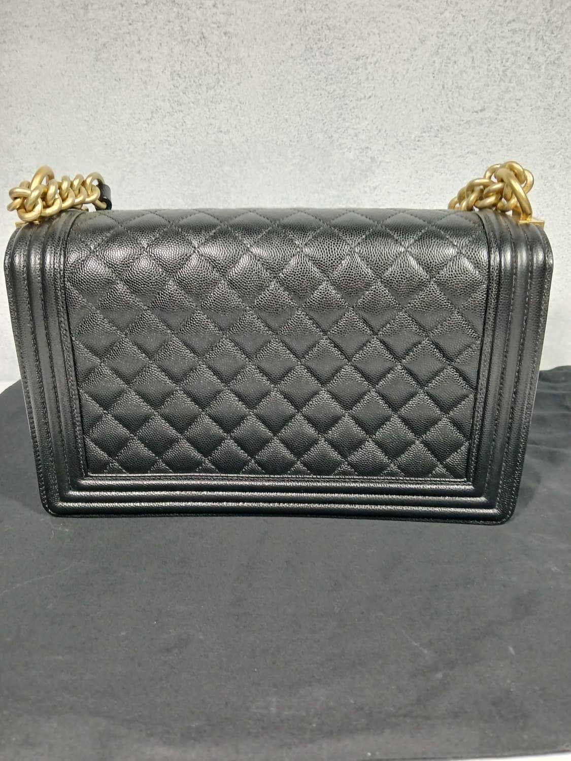 샤넬 보이백 라지 금장 캐비어 27번대 A92193 상품이미지4