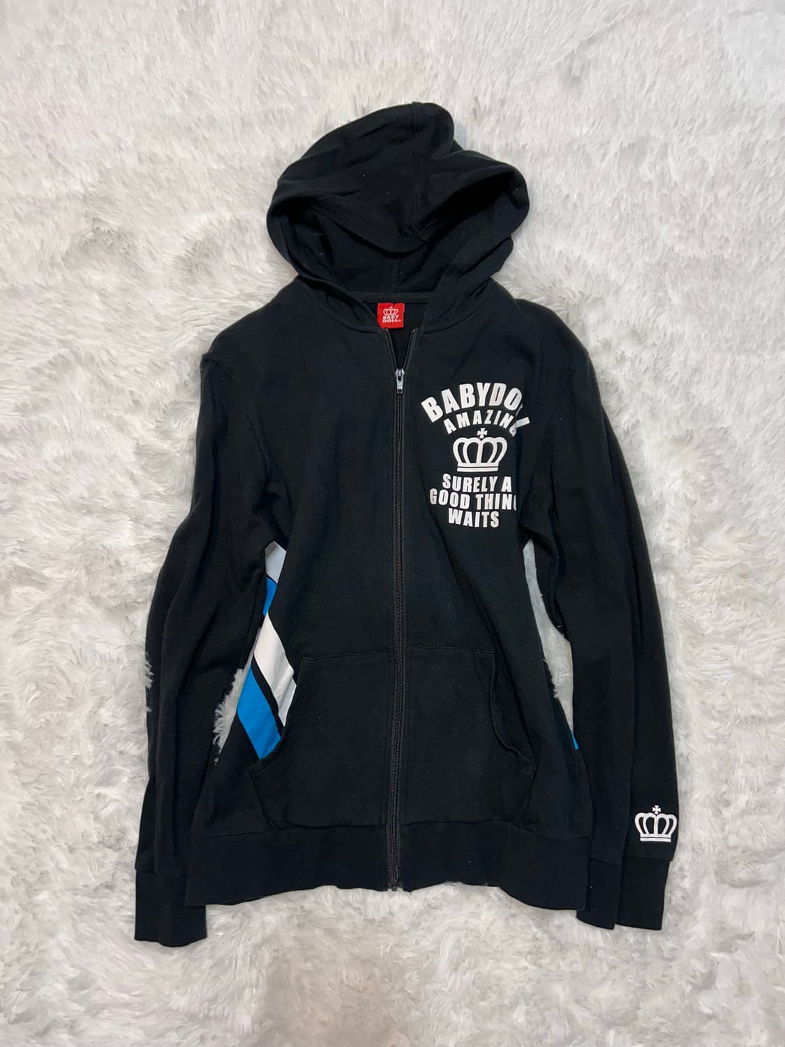 baby doll punk hood zip-up 상품이미지3