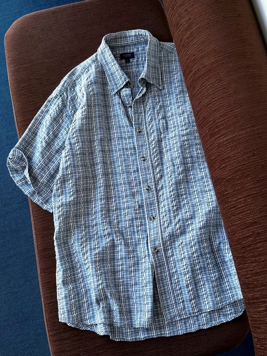 Natural sucker fabric H/S shirt 상품이미지6