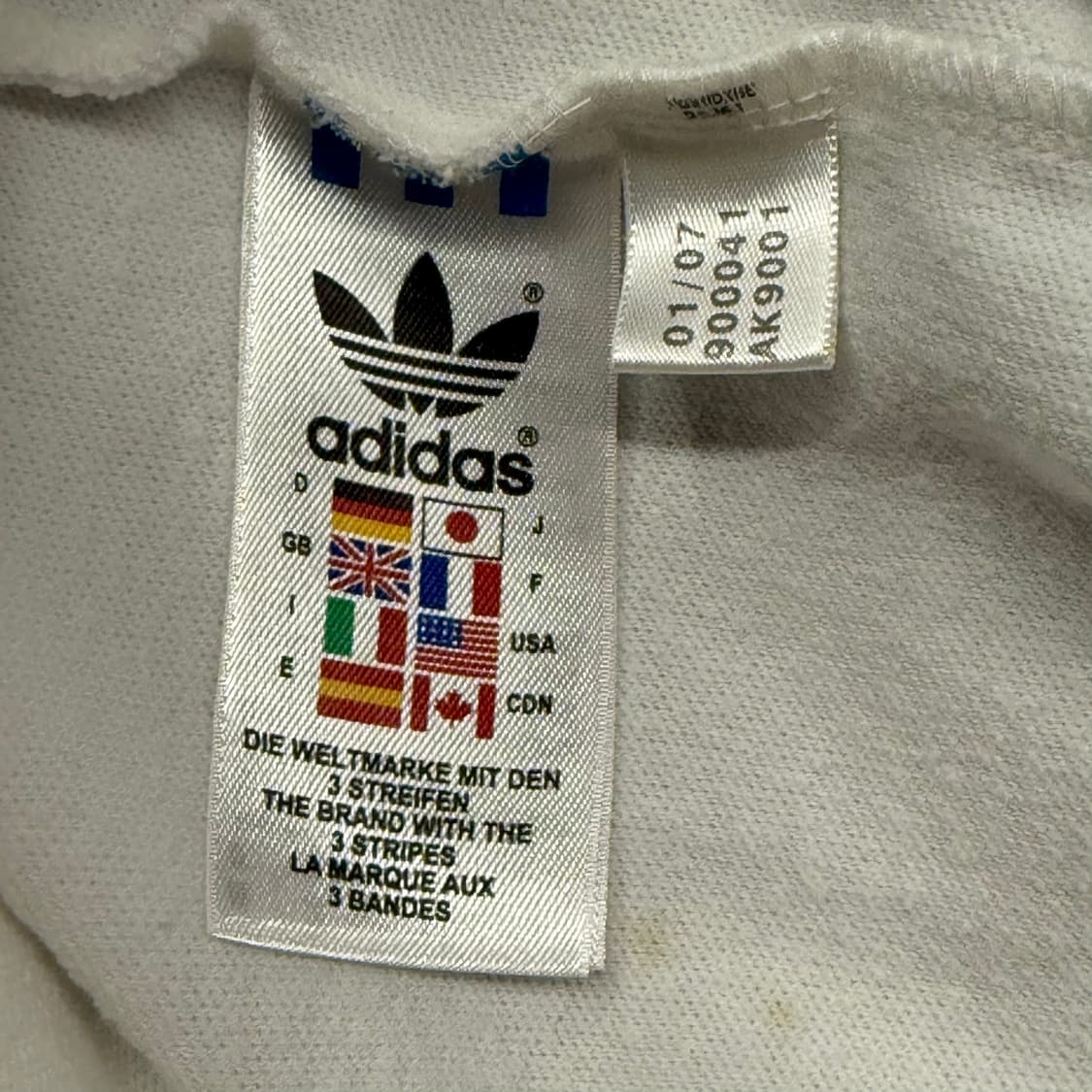 아디다스 이비자 화이트 져지 트랙탑 105 상품이미지6