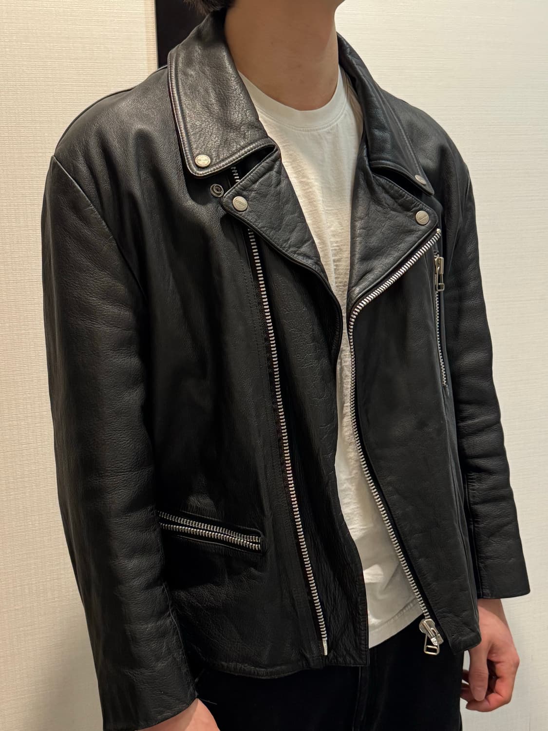 00s 마리떼 프랑소와 저버 레더 라이더자켓 상품이미지9