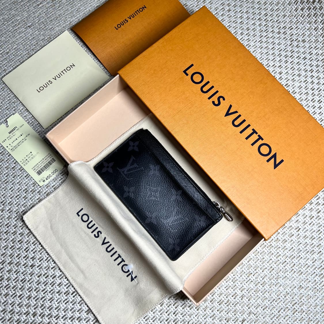 {풀구성/백화점판} 루이비통 코인 지퍼 카드지갑 상품이미지1