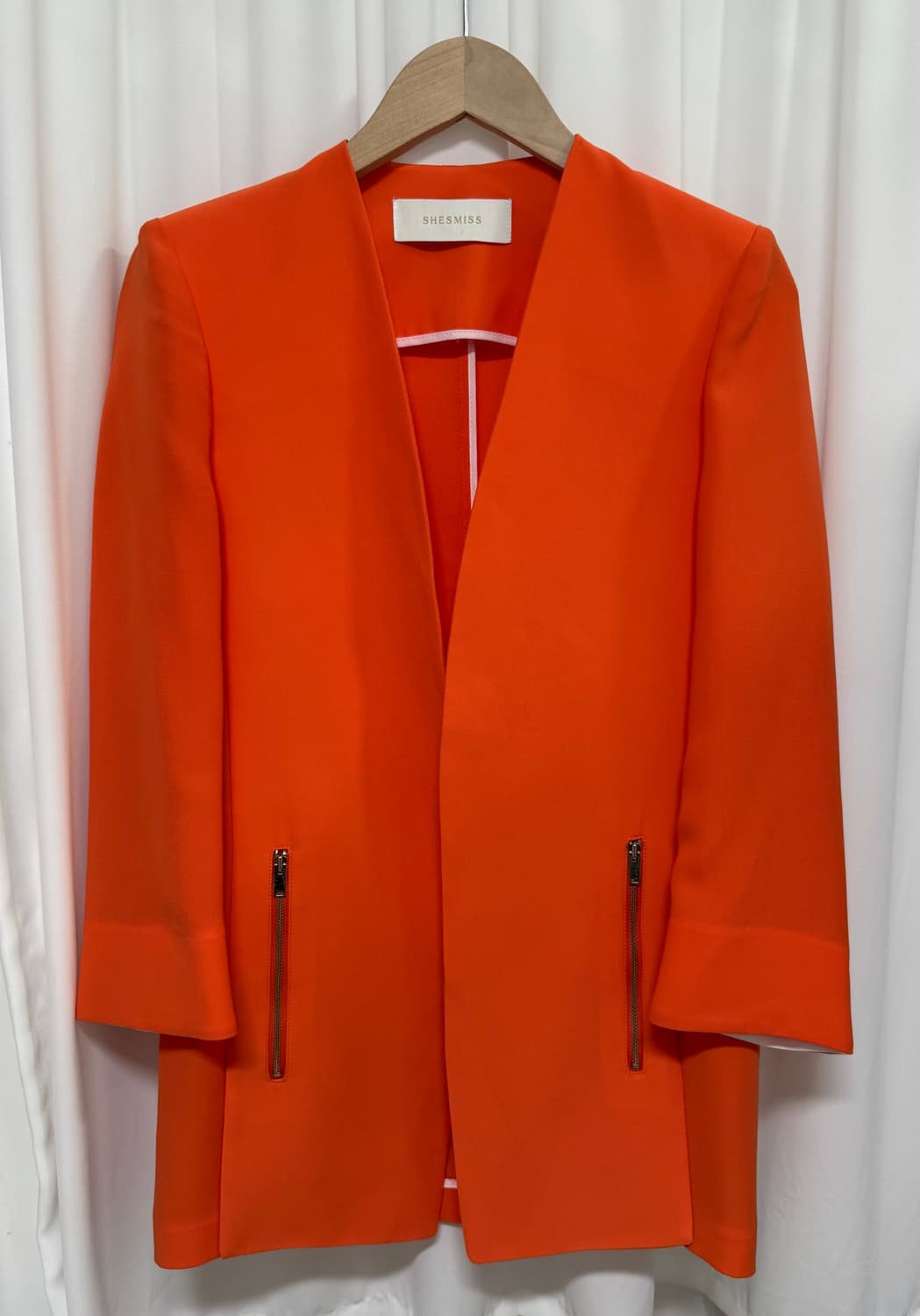 SHESMISS 쉬즈미스 오렌지 자켓 상품이미지6