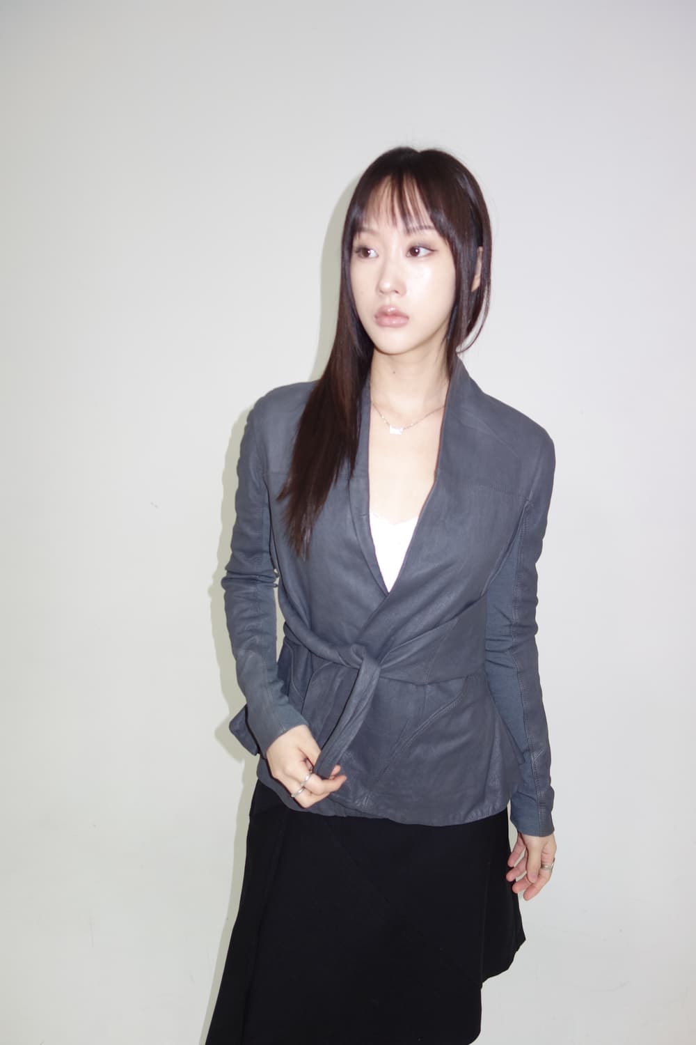 릭오웬스 wrap 가죽자켓 상품이미지2