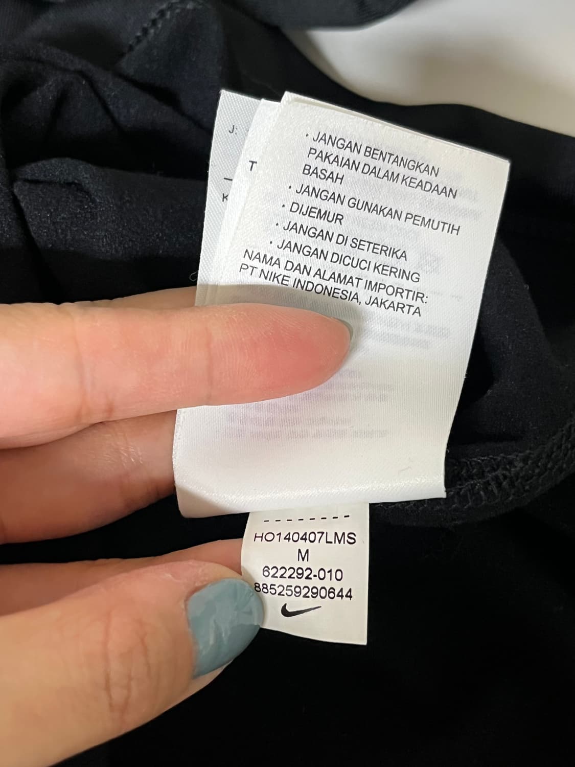 M) 나이키 드라이핏 기모 후드 티셔츠 블랙 상품이미지6