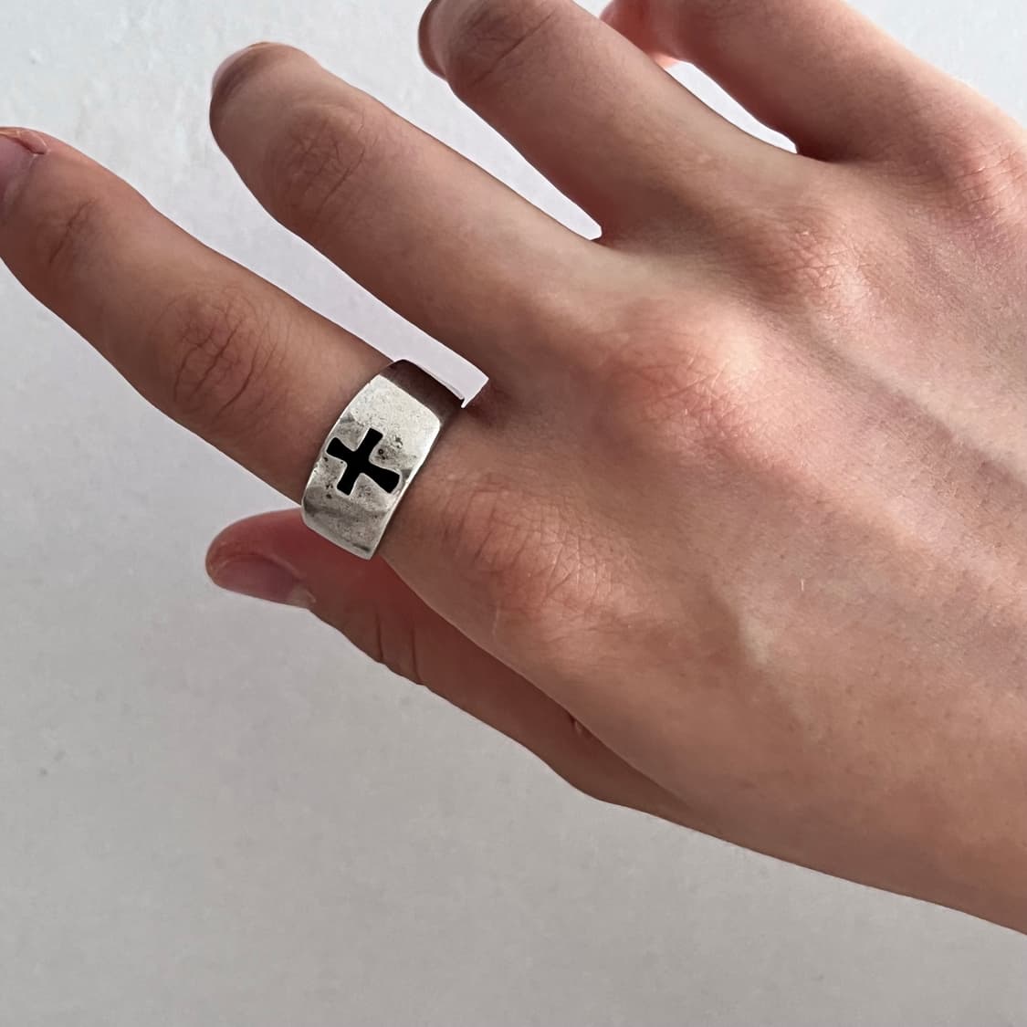 십자 볼드 반지 상품이미지5