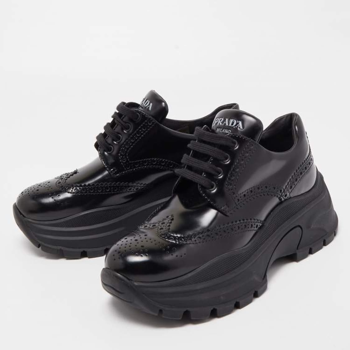 프라다 청키 스니커즈 블랙(240사이즈) 상품이미지4