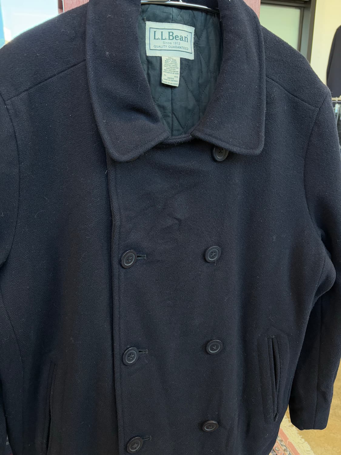 00s L.L.Bean 신슐레이트 울 클래식 피코트 상품이미지6