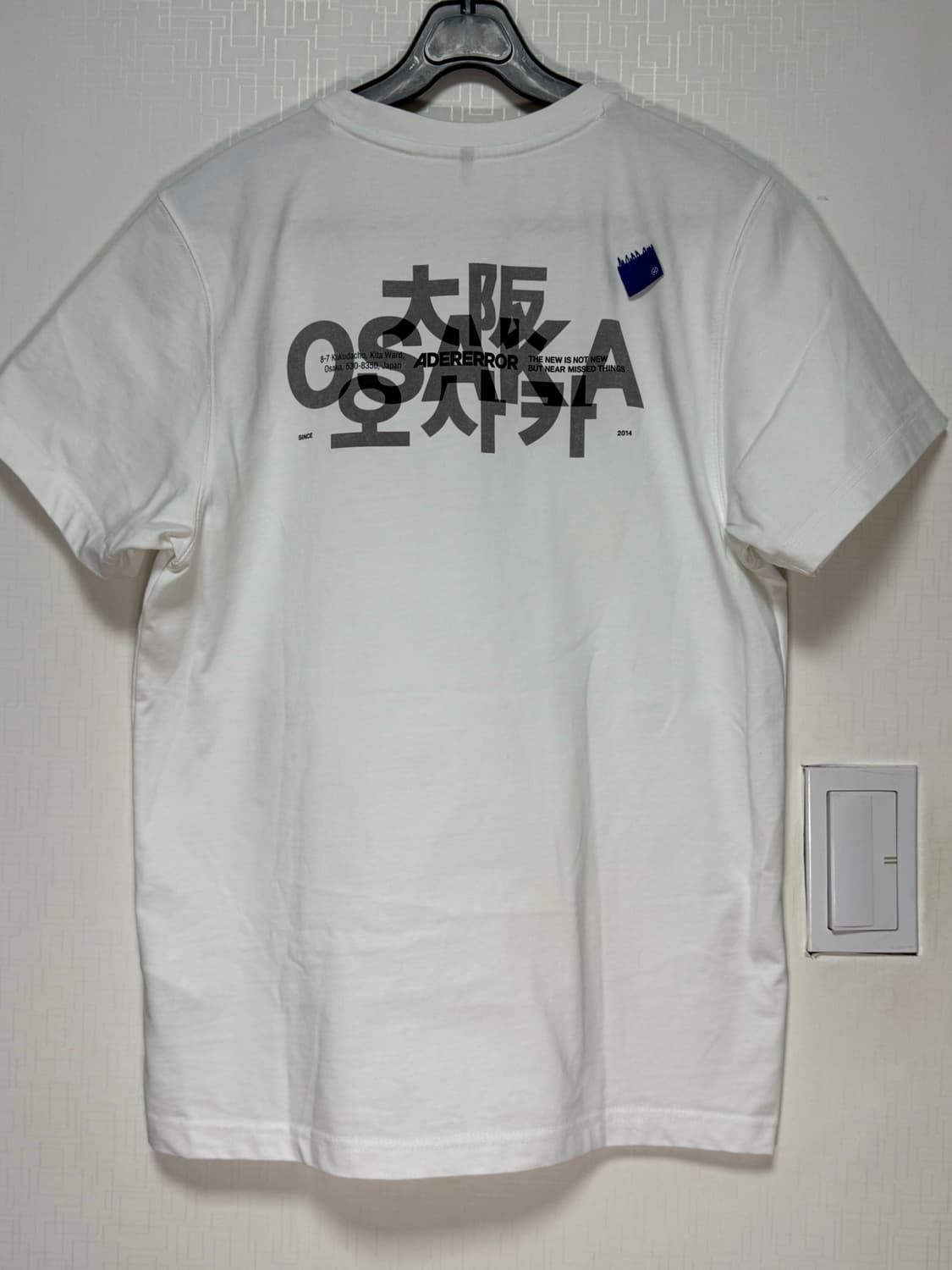 아더에러 오사카 팝업 오프 화이트 희귀 티셔츠 상품이미지2