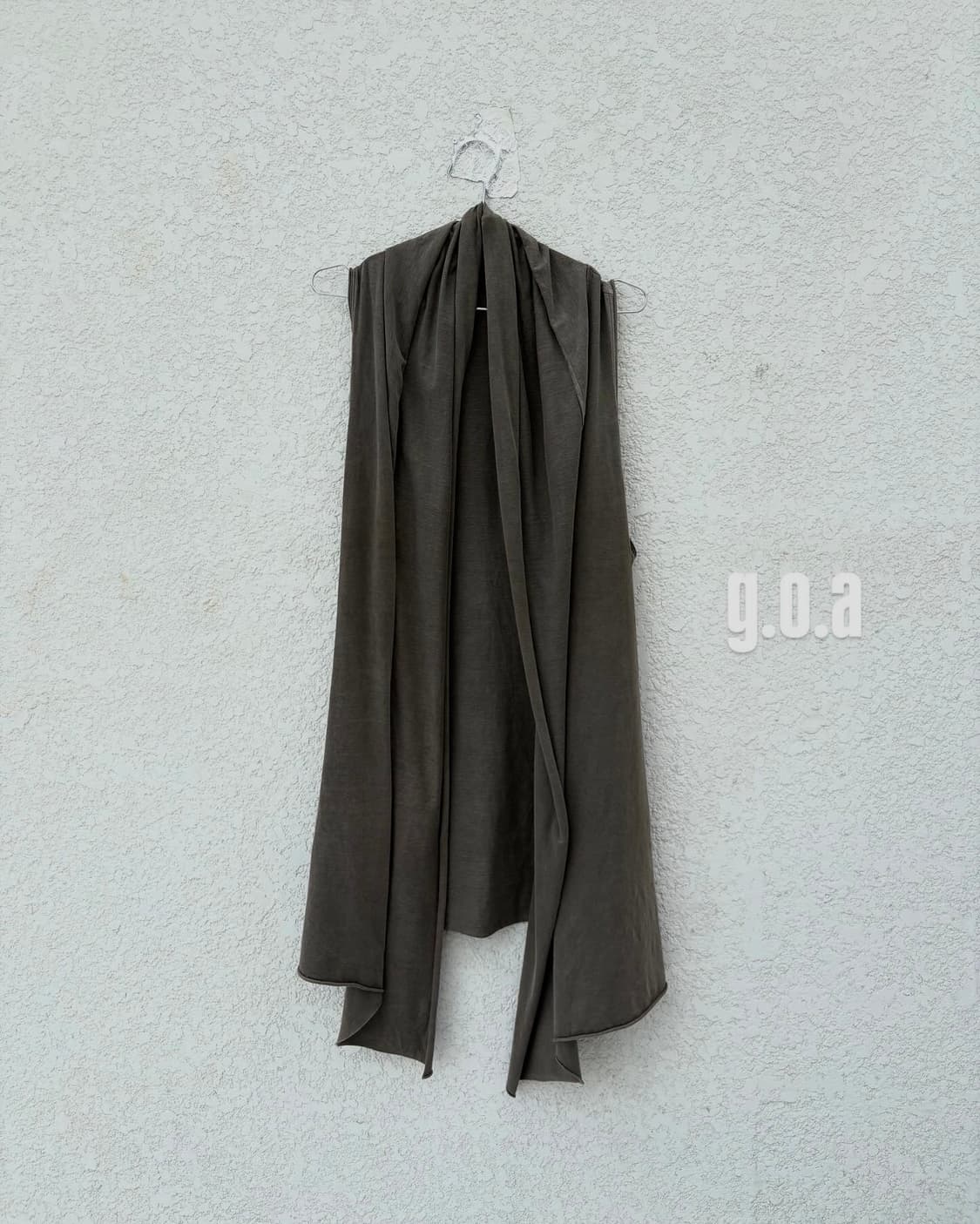 03 g.o.a drape vest cardigan (unisex) 상품이미지1