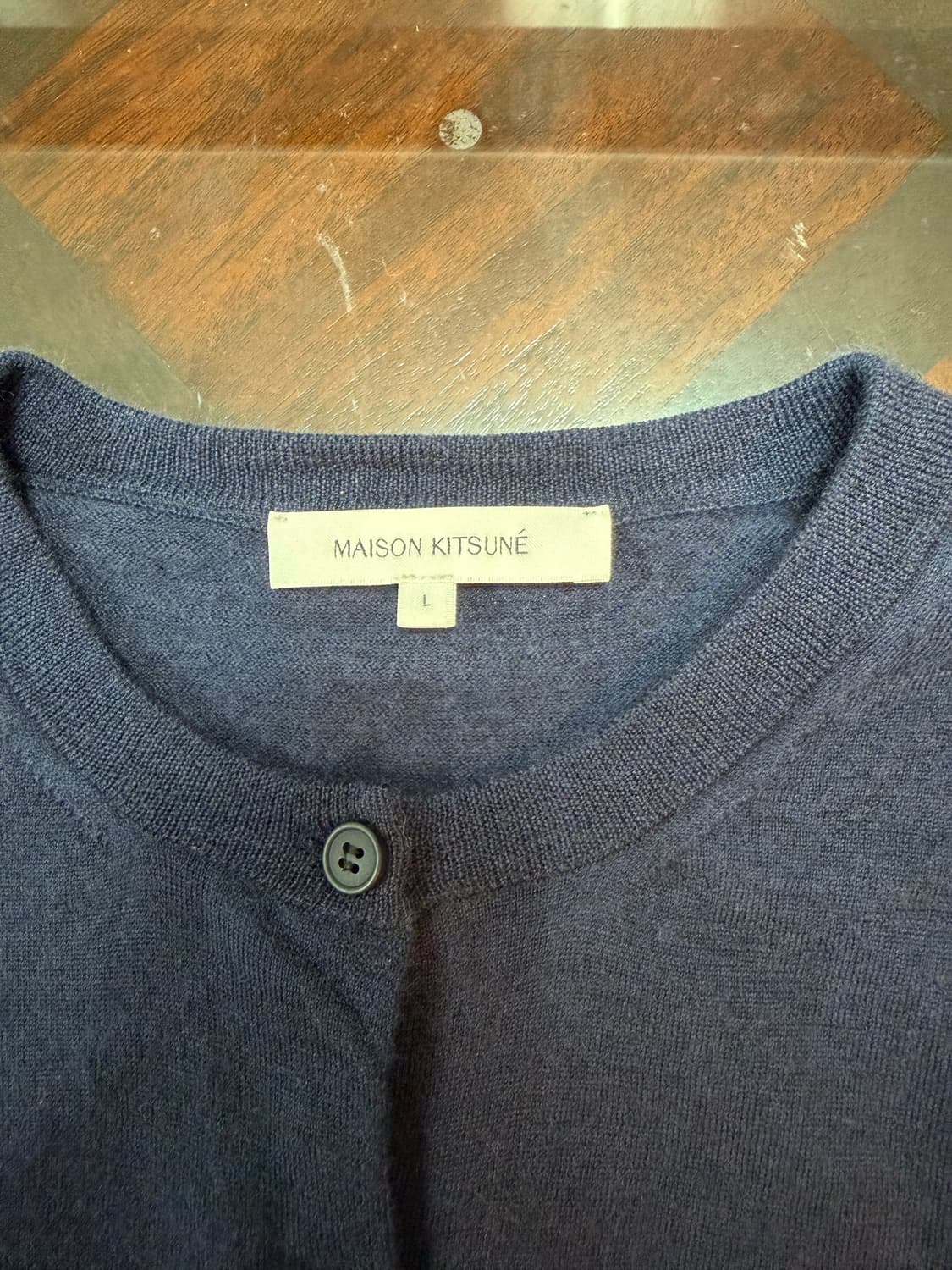 메종키츠네 정품 국내백화점구매 100%울가디건 싸게 급처합니다.!! 상품이미지3