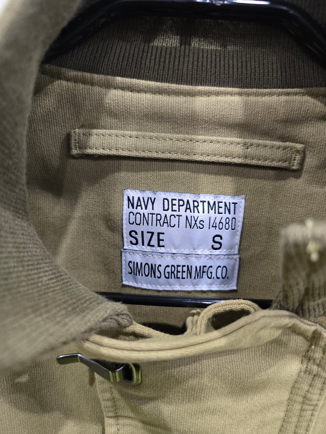 미군 데크 자켓 리프로 – U.S. NAVY 훅 타입
 상품이미지5