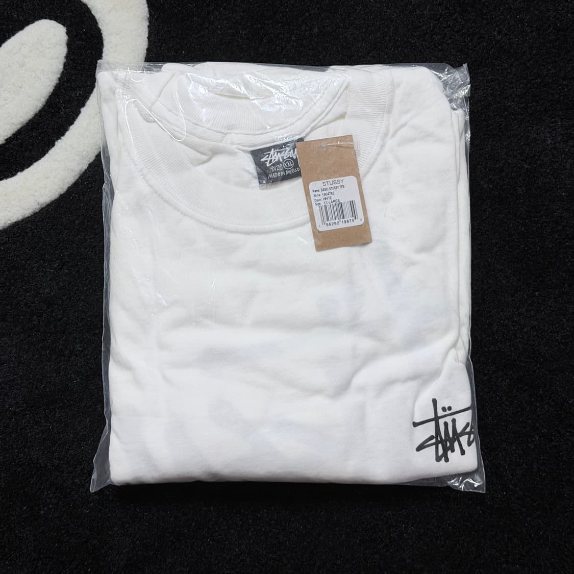 (2XL) 스투시 베이직 로고 티셔츠 새상품 상품이미지2