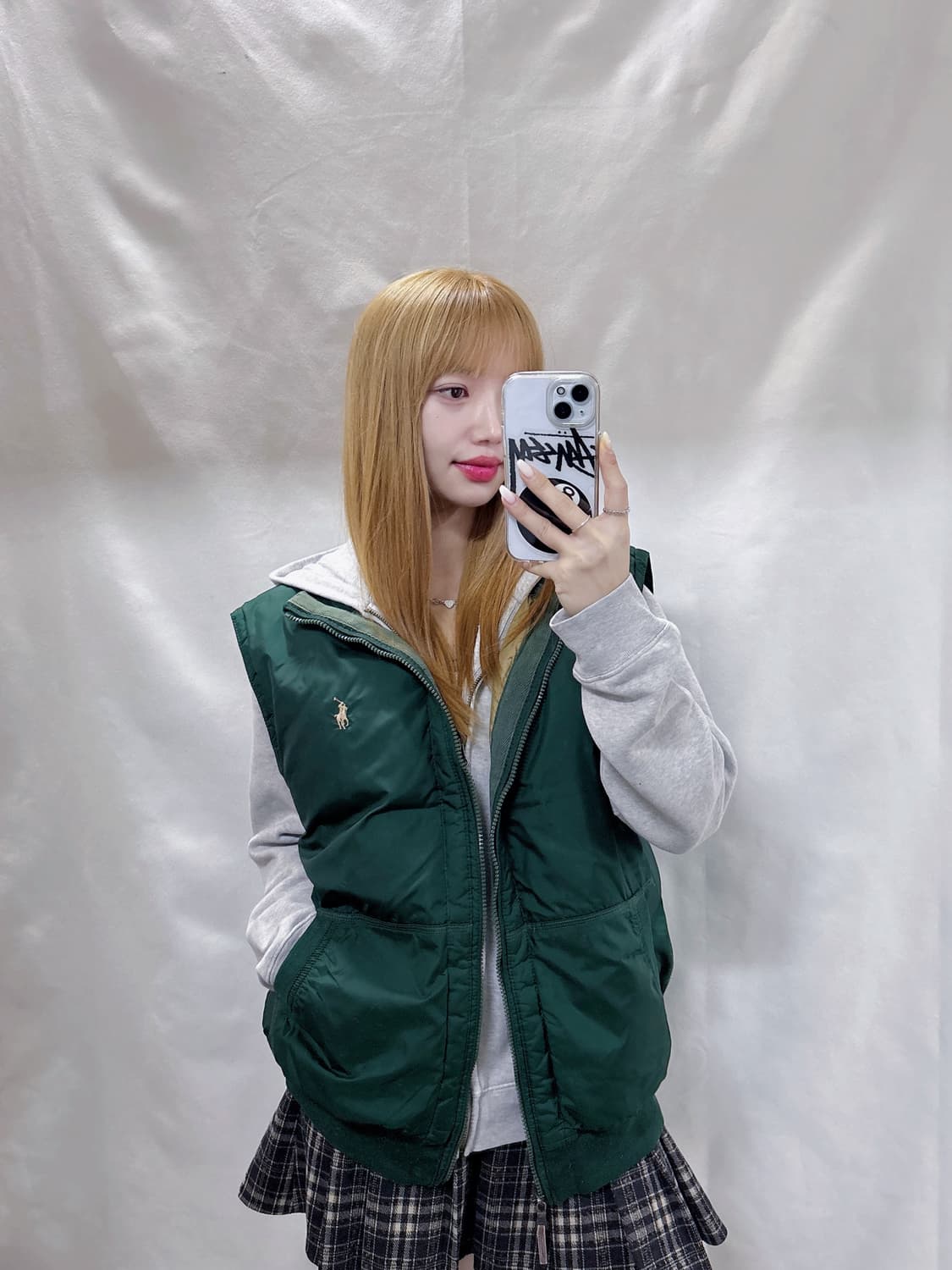 폴로 랄프포렌 딥그린 다운 패딩조끼  상품이미지2