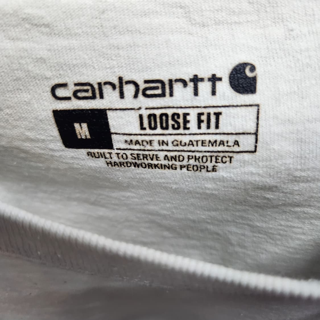 칼하트 원포켓 로고 반팔티 M(L) 상품이미지5