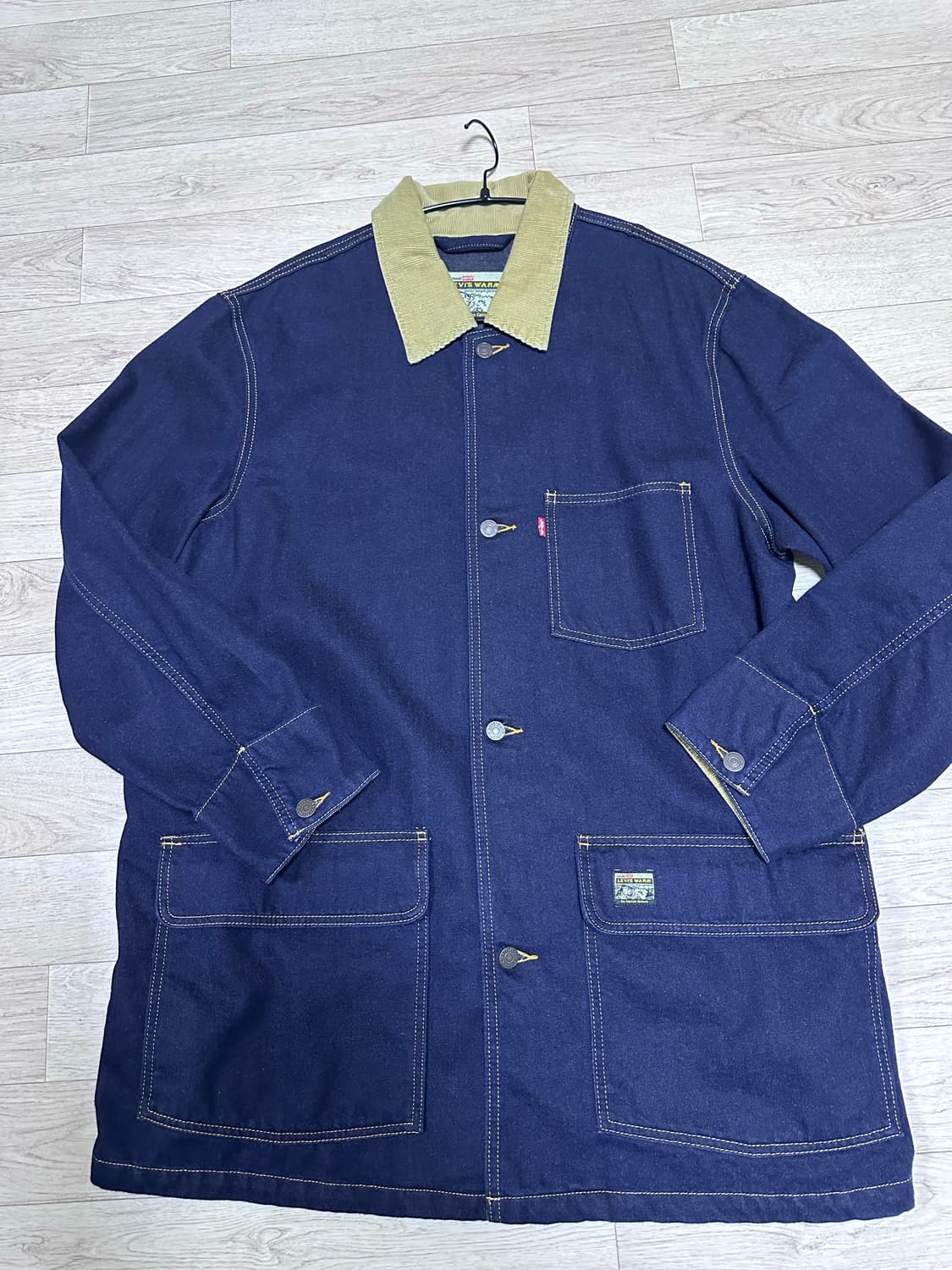 (M) 리바이스 데님 초어 코트 바버맛 상품이미지1