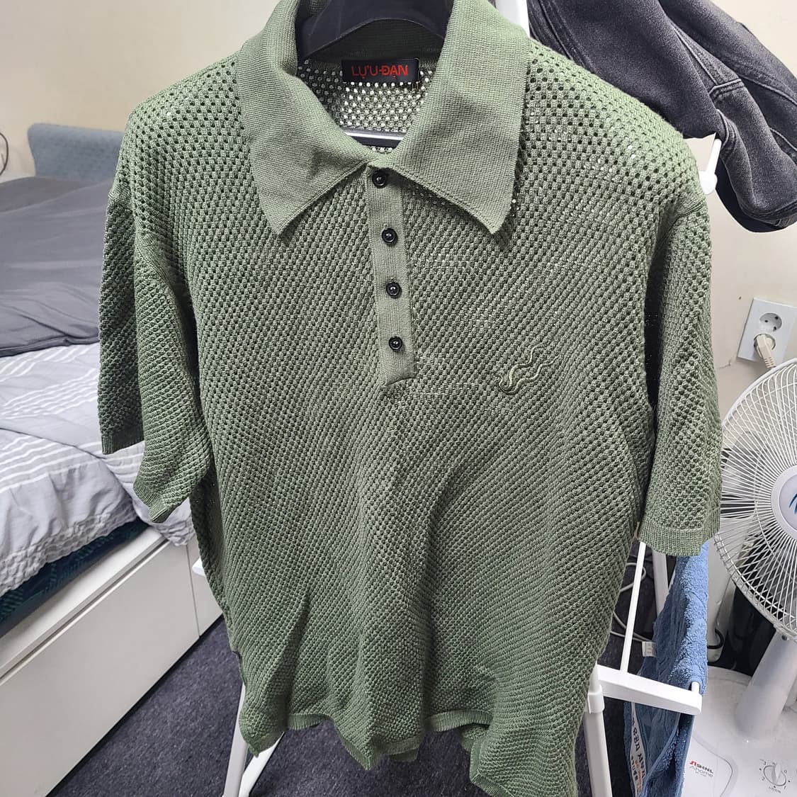 luudan 니트 반팔셔츠 상품이미지1