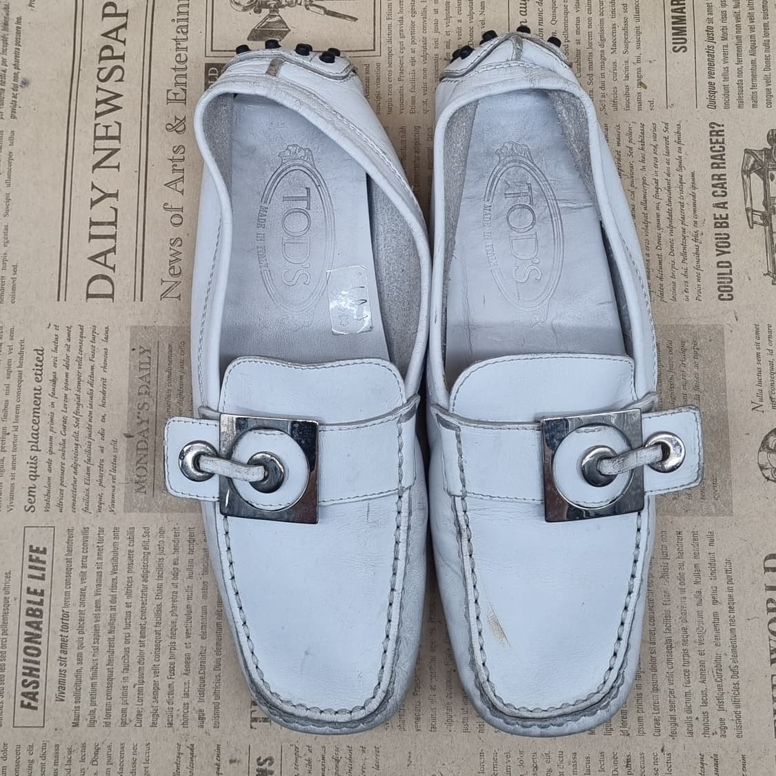 토즈 레더 여성드라이빙로퍼36.5 240 상품이미지2