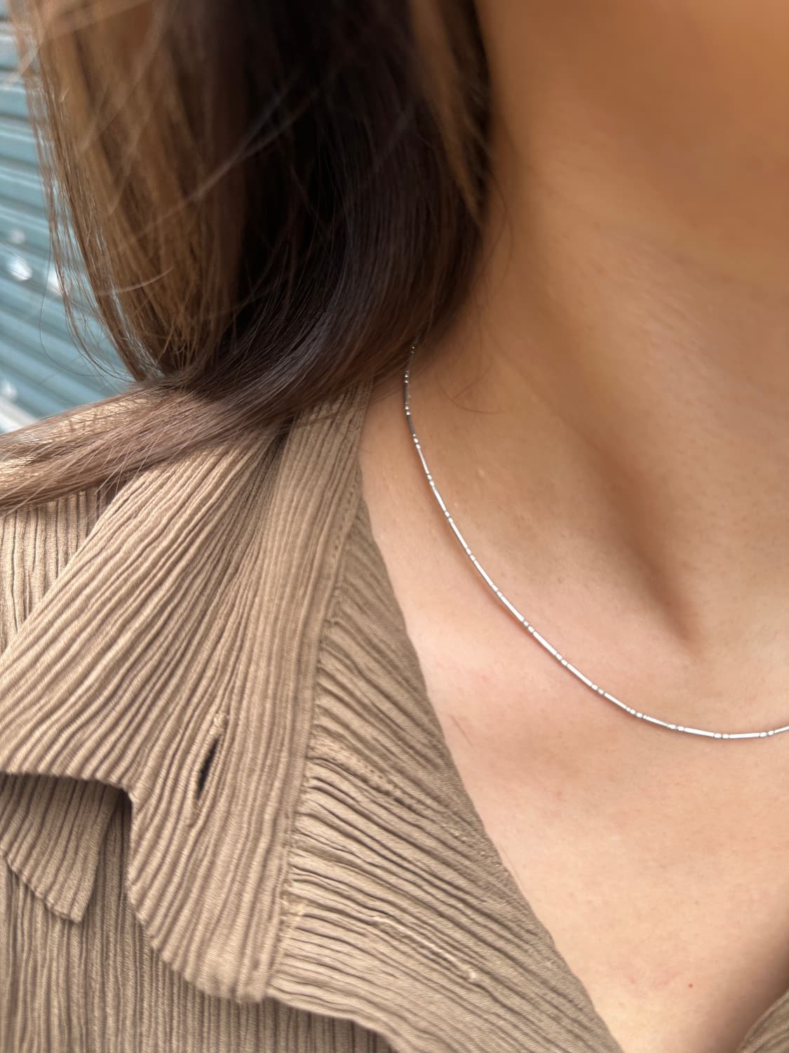 Musta Linear Whisper KarensilveNecklace  상품이미지2