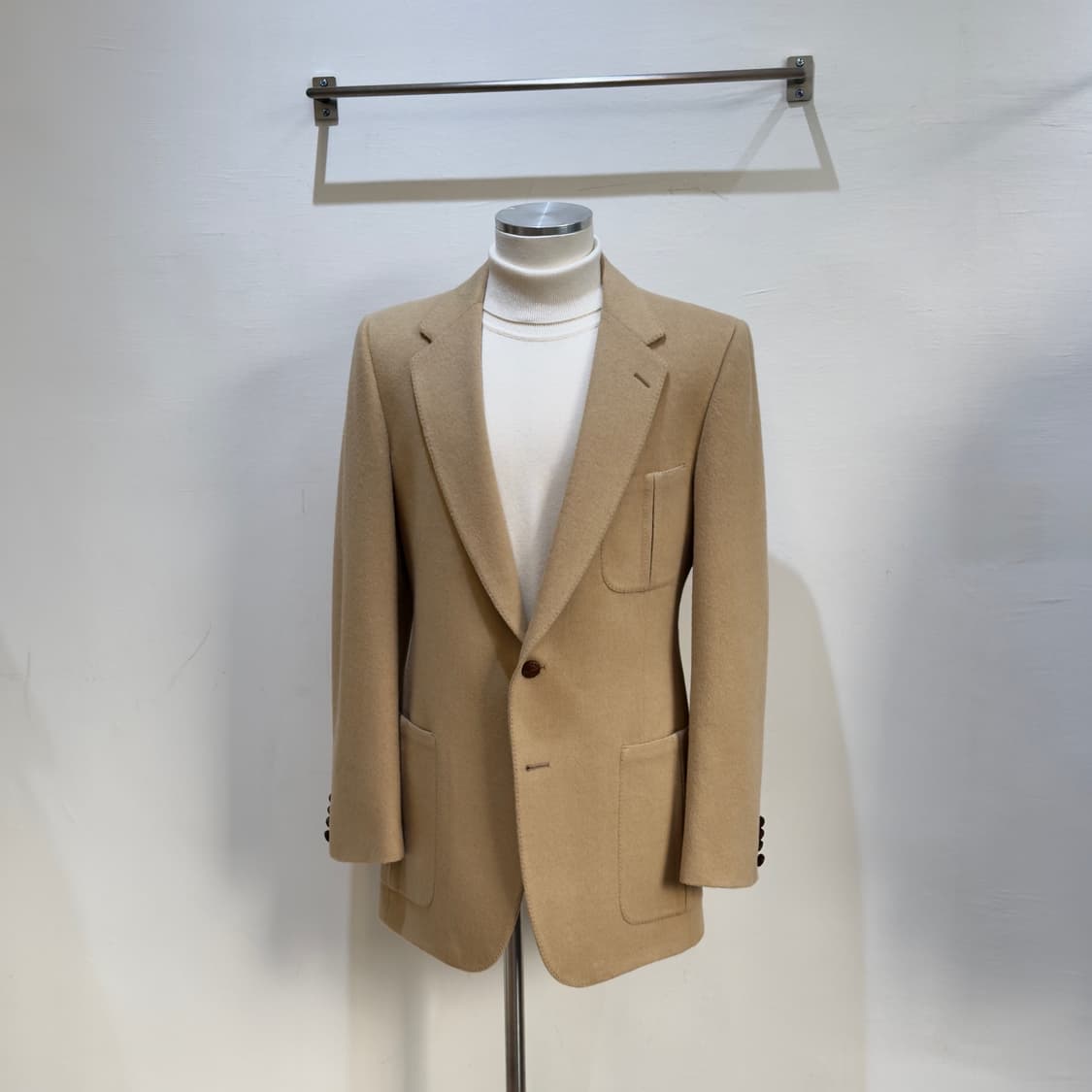 Lanvin 빈티지 카멜헤어 블레이저 상품이미지2