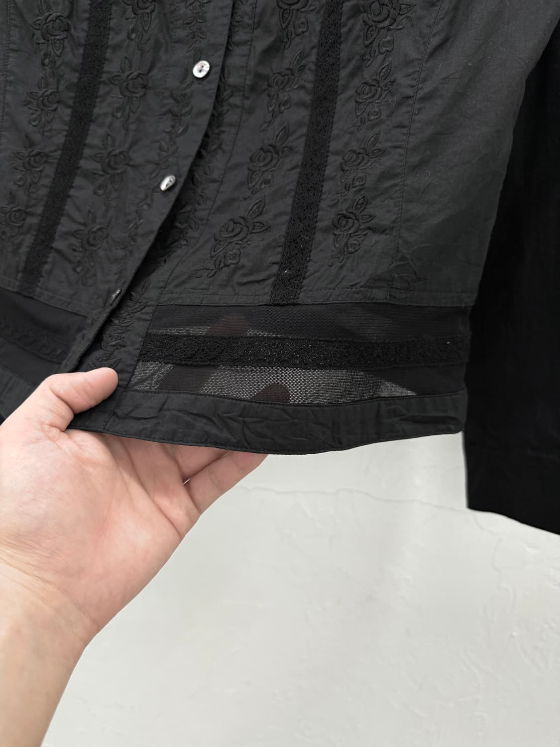 ville dazur 레이스 셔츠 상품이미지4