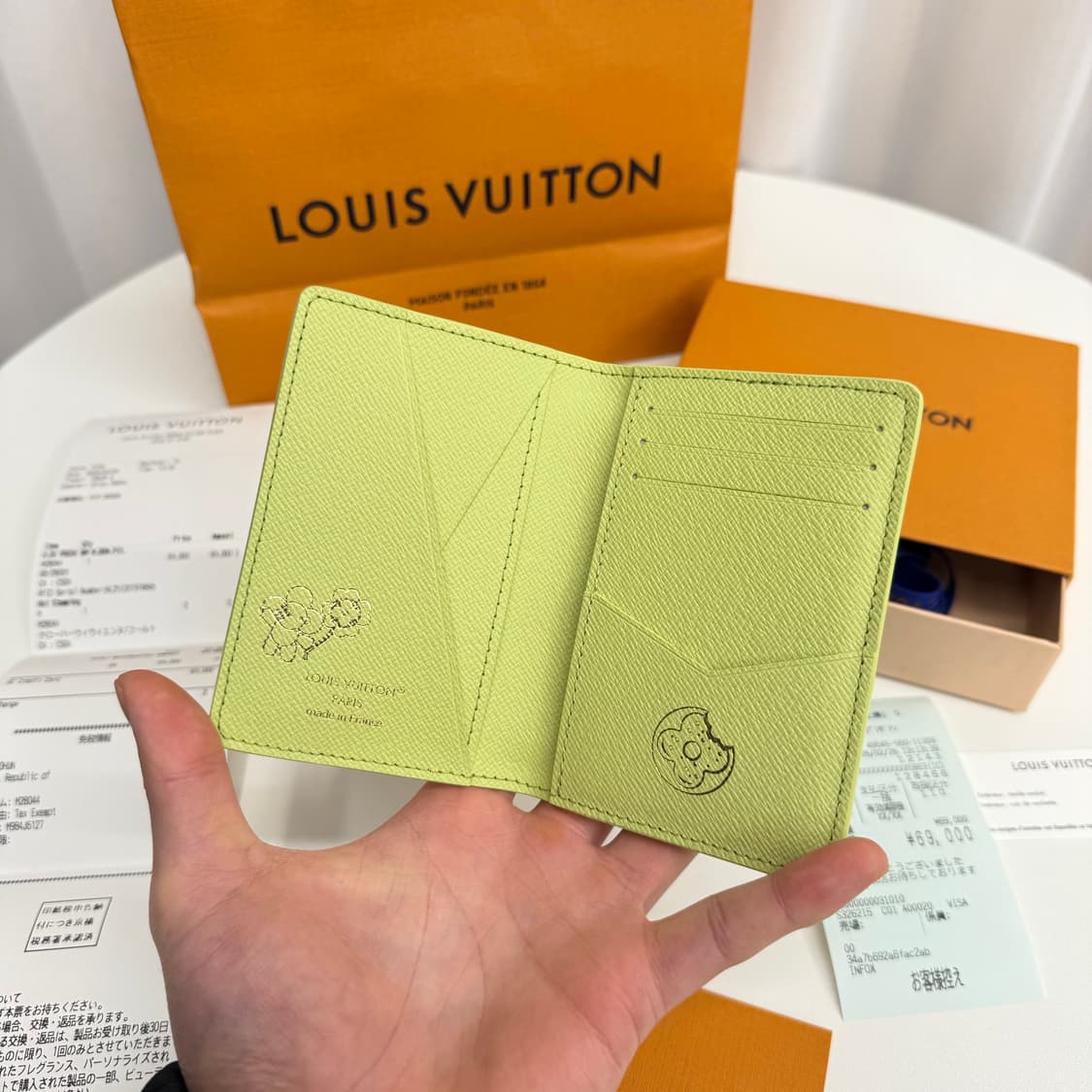 [새상품/ 26년 2월] 루이비통 피스타치오 오거나이저 지갑 상품이미지4