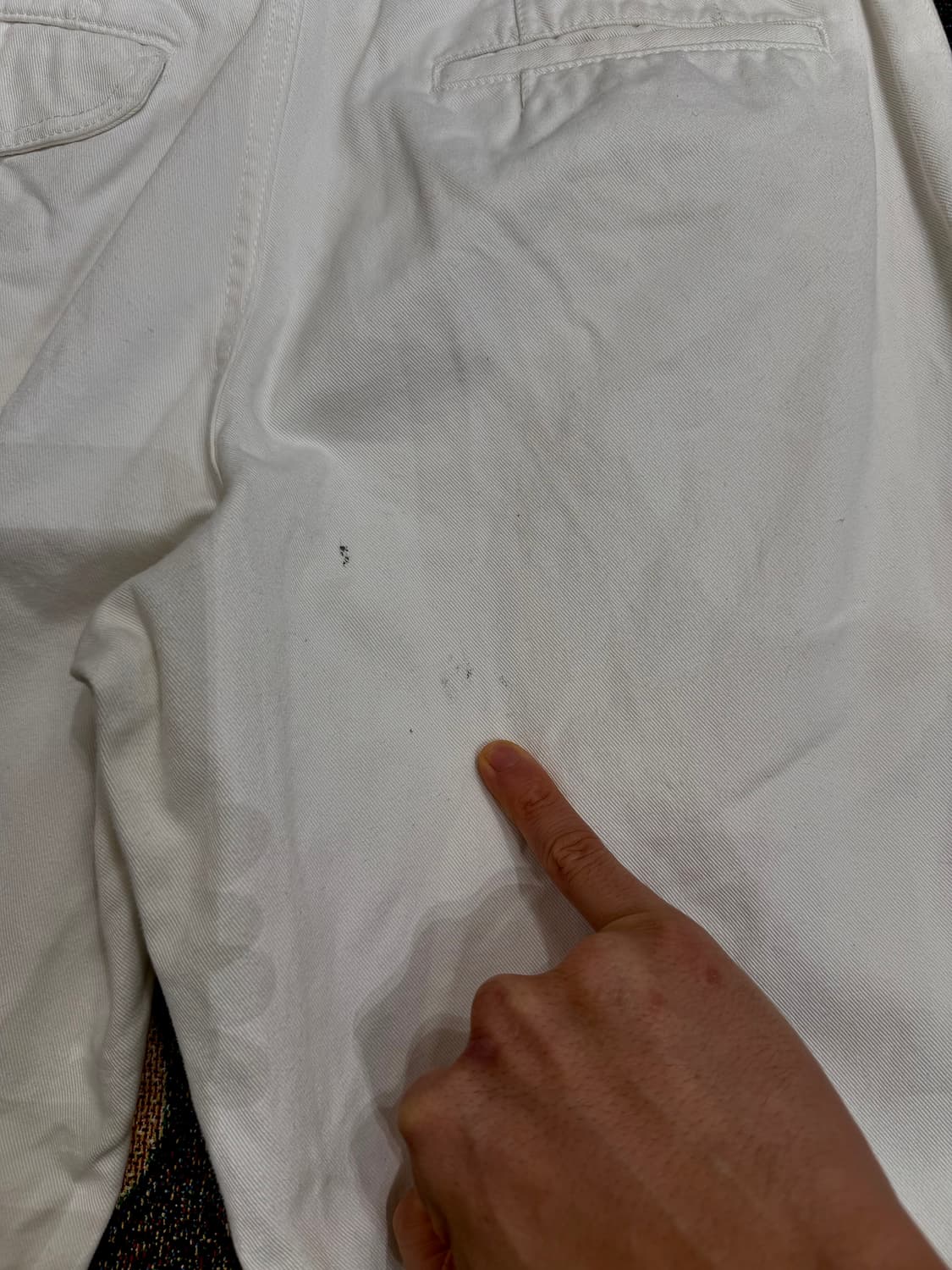 꼼데 가르송 옴므 플러스 패치워크 화이트데님 상품이미지7