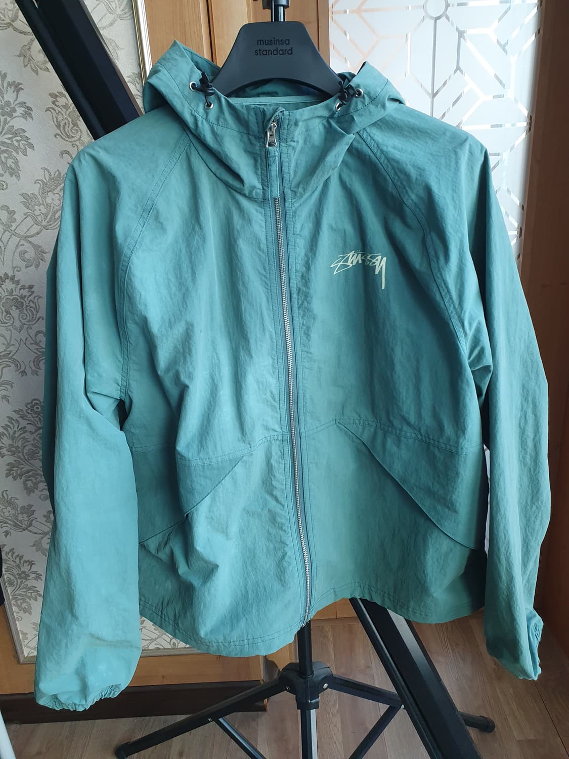 스투시 웨이브 쉘 자켓 아틀란틱 M사이즈 (100) 상품이미지2