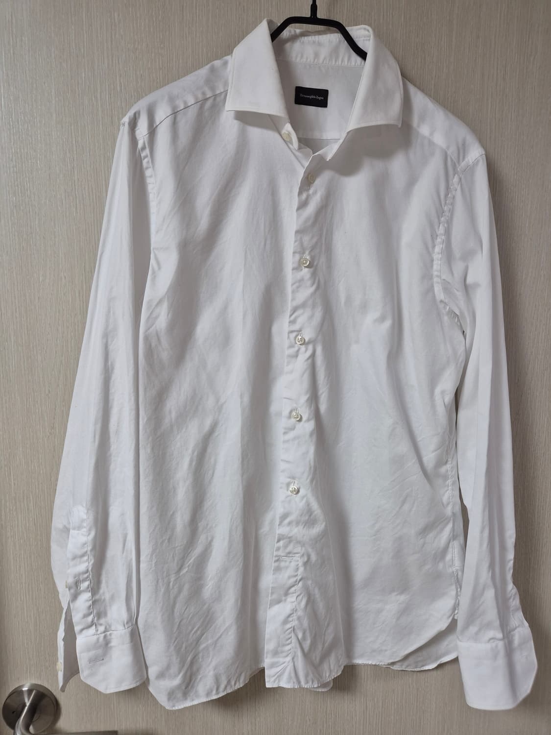 에르메네질도 제냐 화이트 셔츠 기본핏 42 상품이미지1