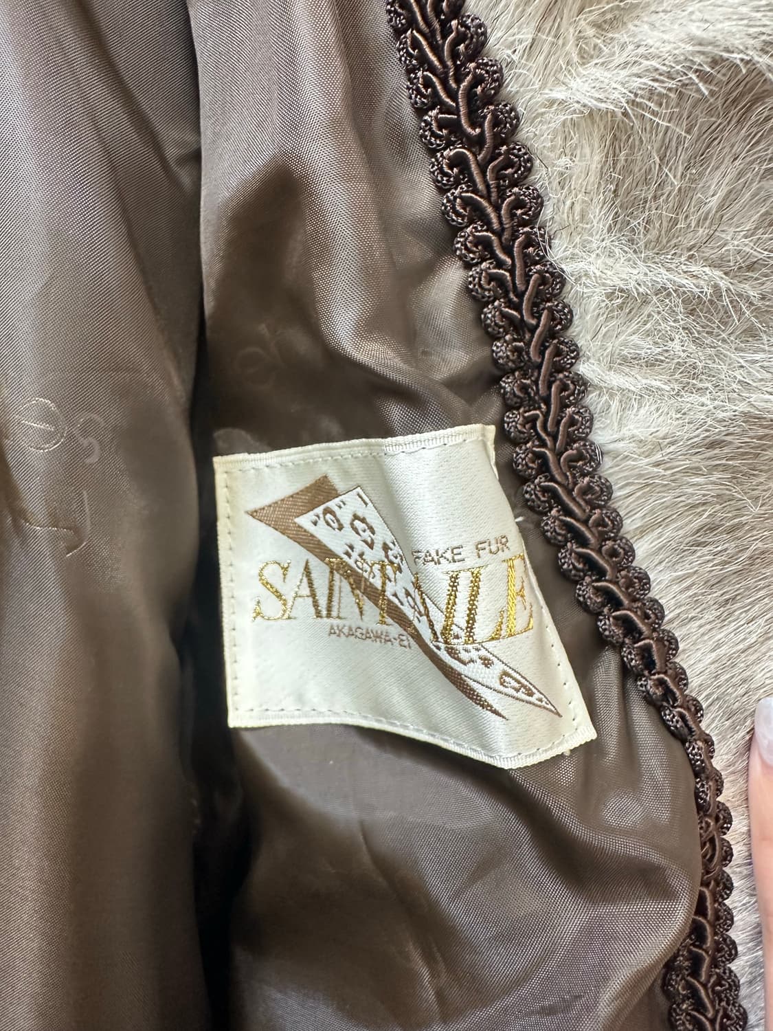 일본빈티지 SEVET 퍼 코트 (Fake Fur) 상품이미지3