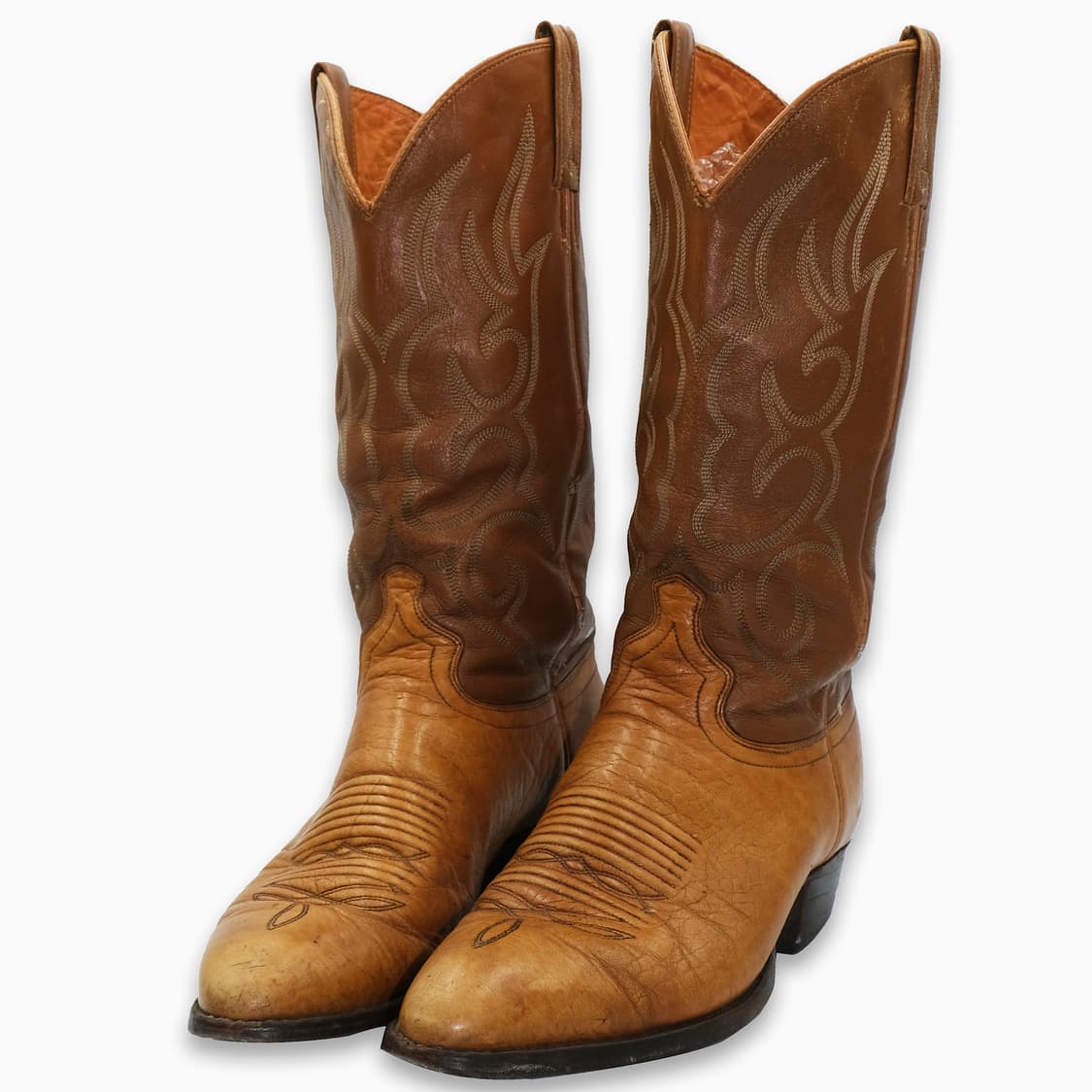 빈티지 J.Chisholm 웨스턴 레더 부츠 9D(270) BT27009 상품이미지1