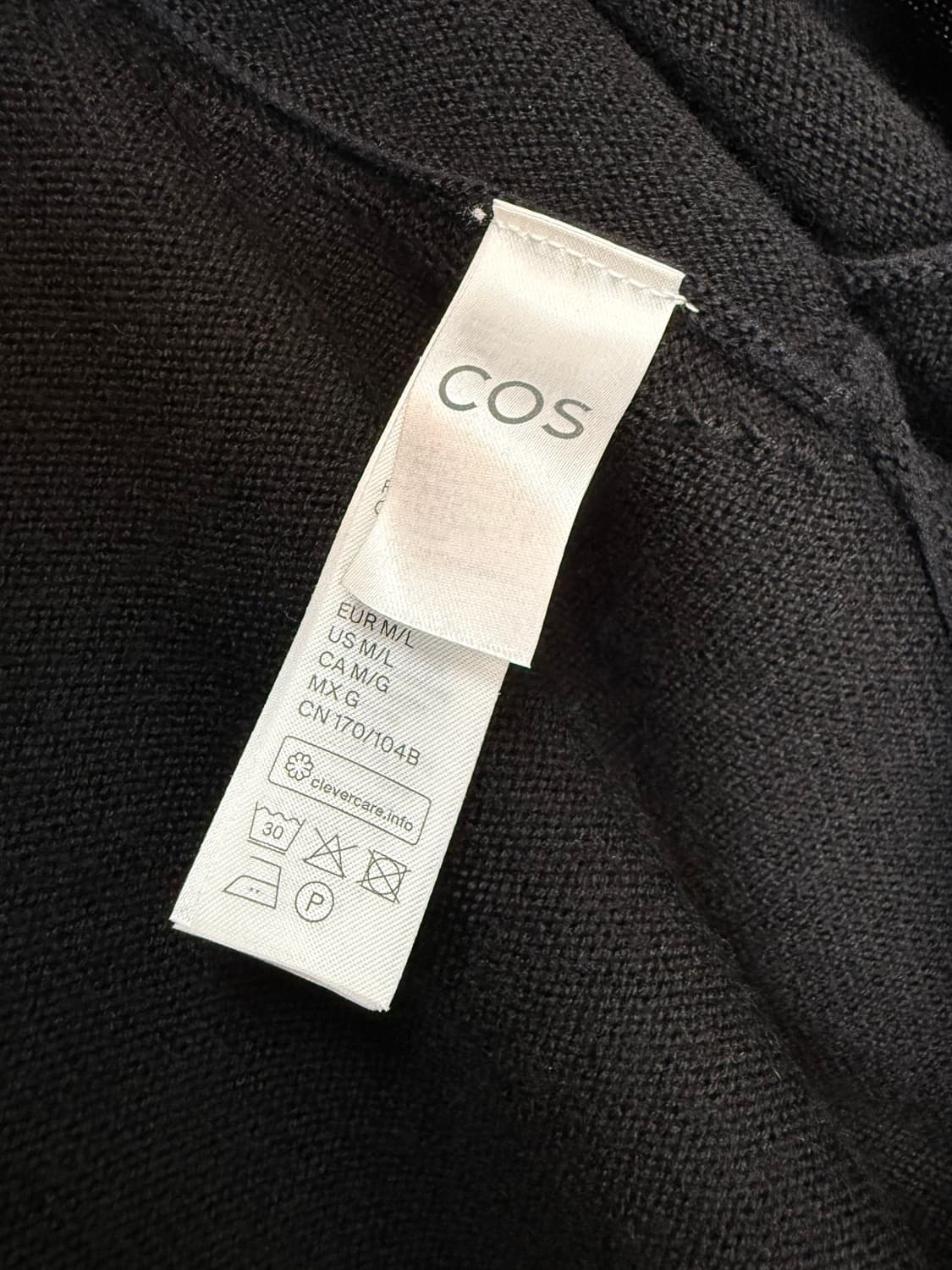 COS 크롭 하이브리드 울100 후디  상품이미지6