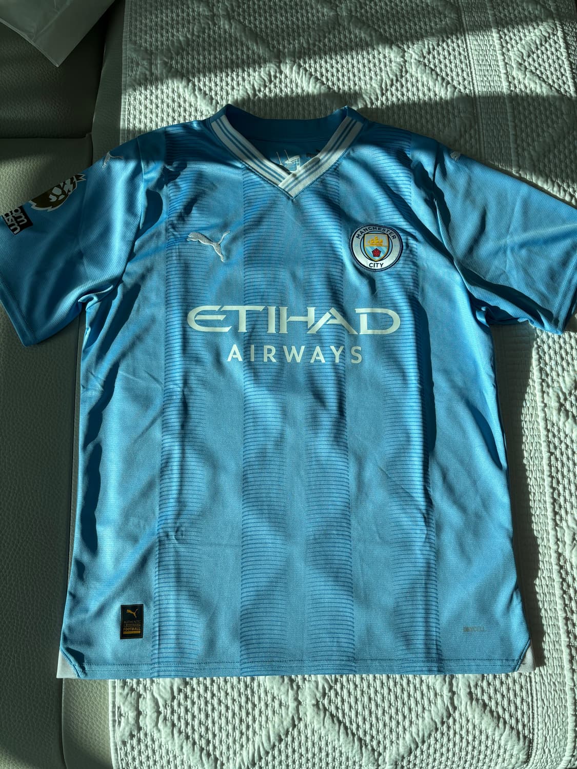 [L]홀란드 마킹 퓨마 맨시티 23/24 홈 유니폼 상품이미지2