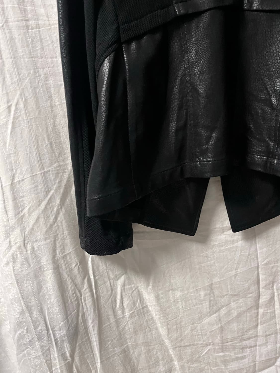 Egoist Python Sheep Leather Mix Jacket 상품이미지7