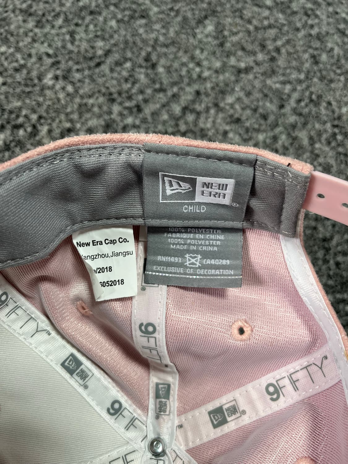 뉴에라 New Era 9FIFTY 뉴욕 양키스 에센셜 핑크 스냅백  상품이미지4