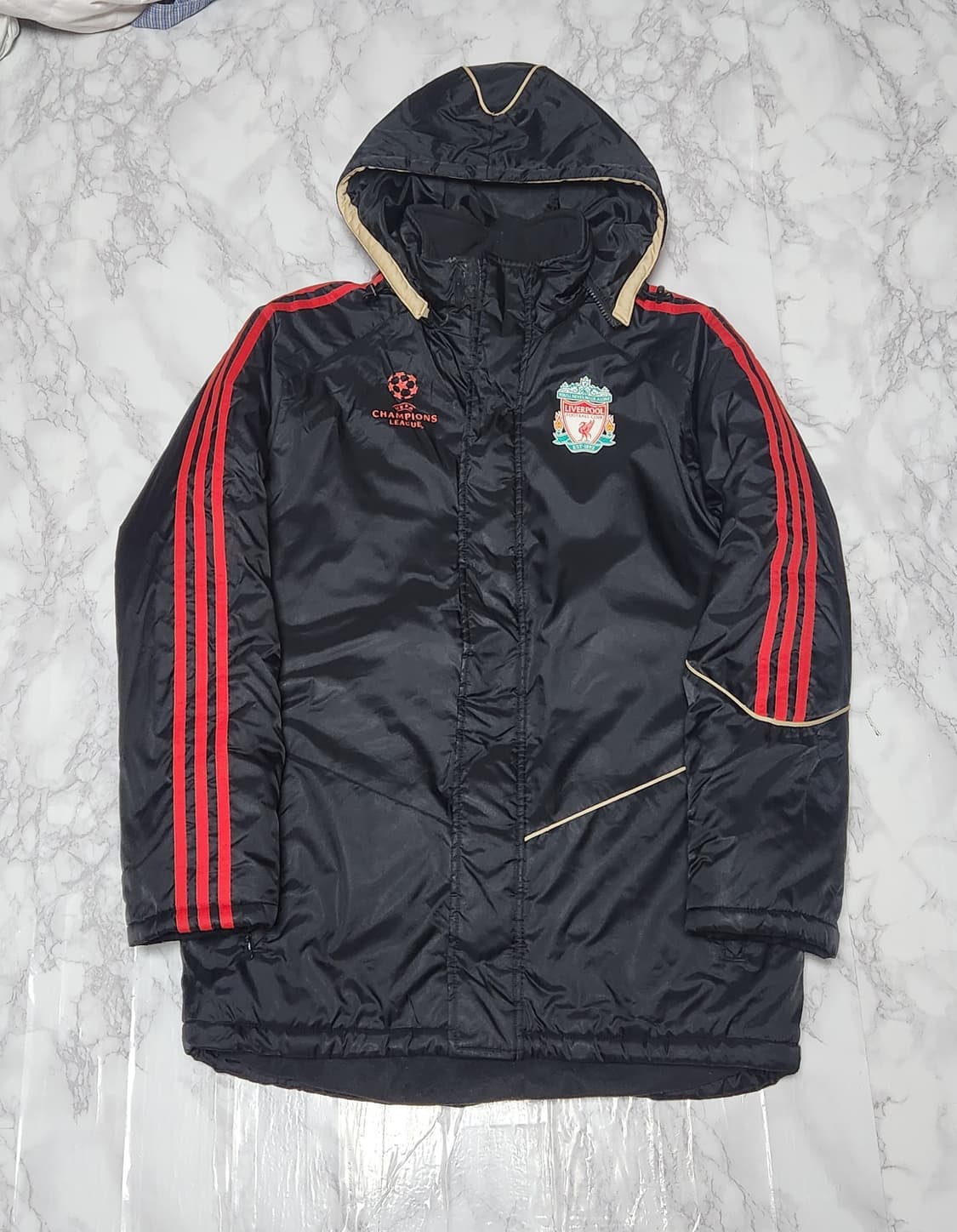 아디다스 UCL 리버풀09-10 스타디움 패딩 점퍼 자켓
 상품이미지1