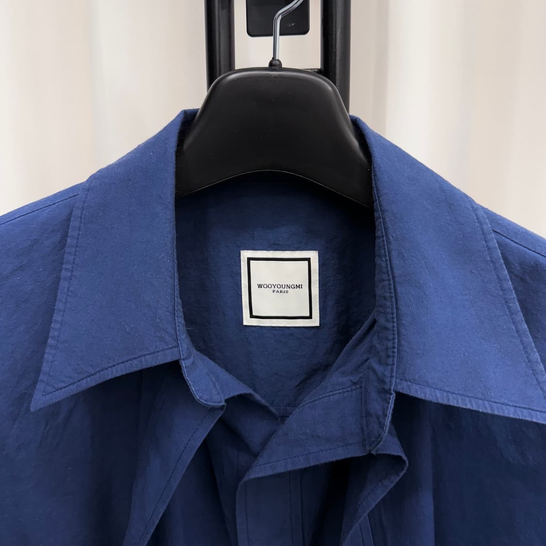 [52] 우영미 남성 이중 셔츠 블루 상품이미지5