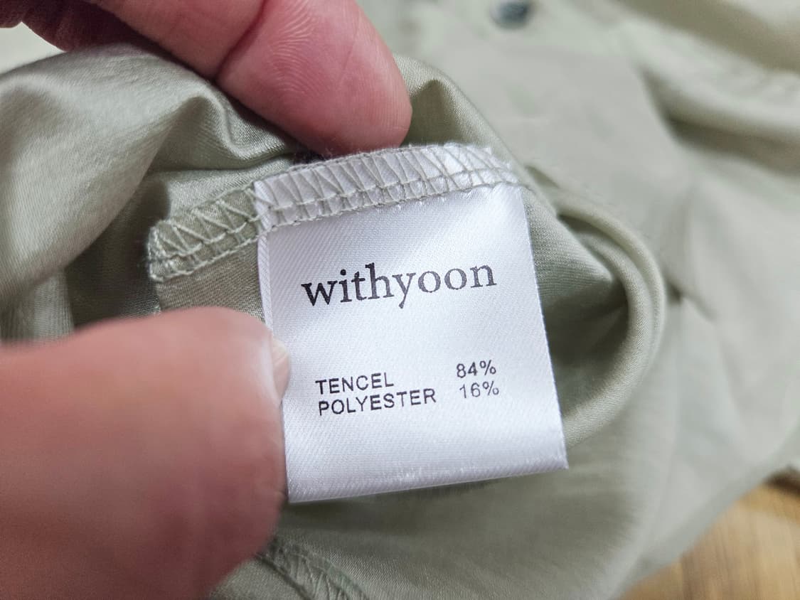 위드윤(WITHYOON) 오간자 셔츠 프리사이즈 상품이미지8